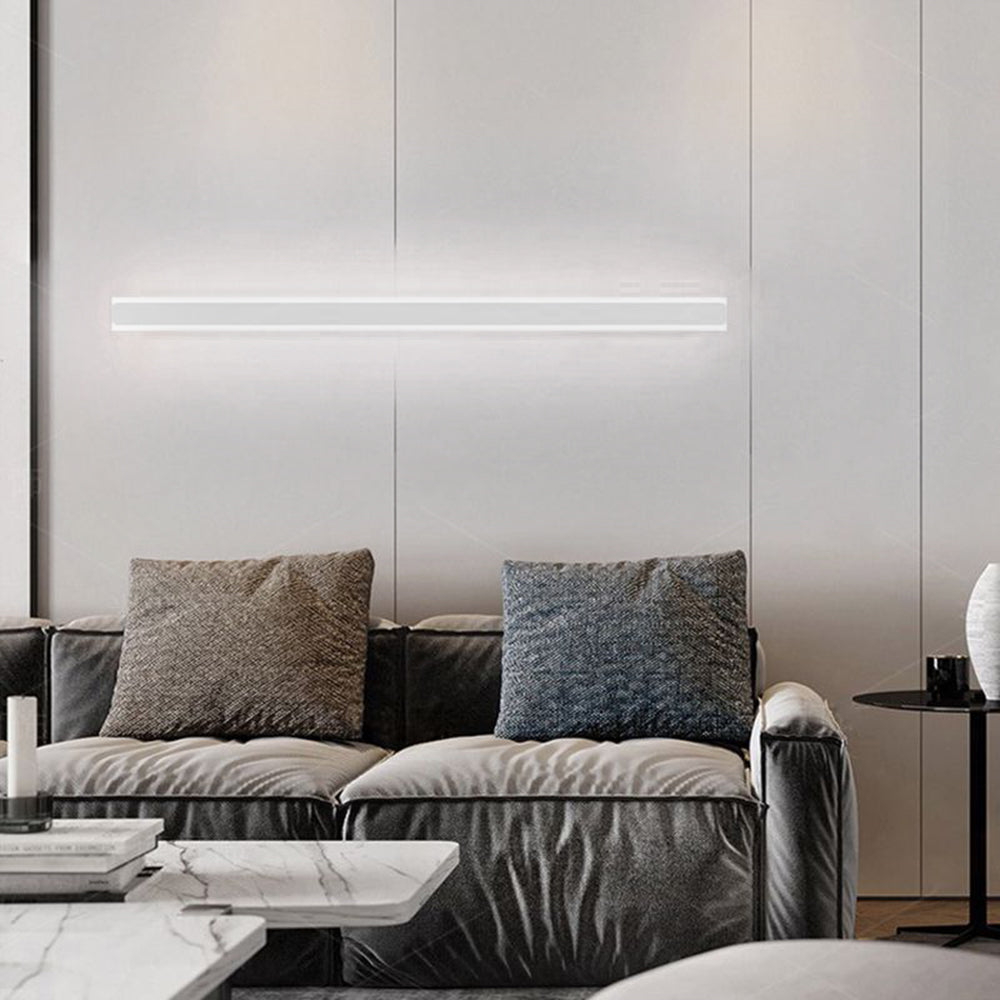 Gravo Minimalist Linear Metal/ Wall Lamp, Gold/Black/White
