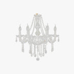 Silva Luxury Candlestick Clear Crystal Chandelier