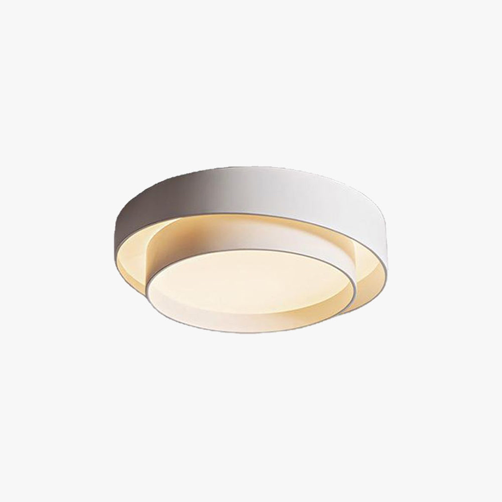 Arux Nordic Art Deco Circular Flush Mount Ceiling Light