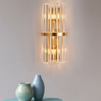 Kristy Luxury Gold Crystal Bedroom Bedside Wall Lamp