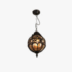 Silva Loft Sphere Vintage Farmhouse Rustic Pendant Light Black/Bronze Dining Room