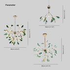 Aria Agate Creative Colourful Chandelier Bedroom/Living Room - product image 4