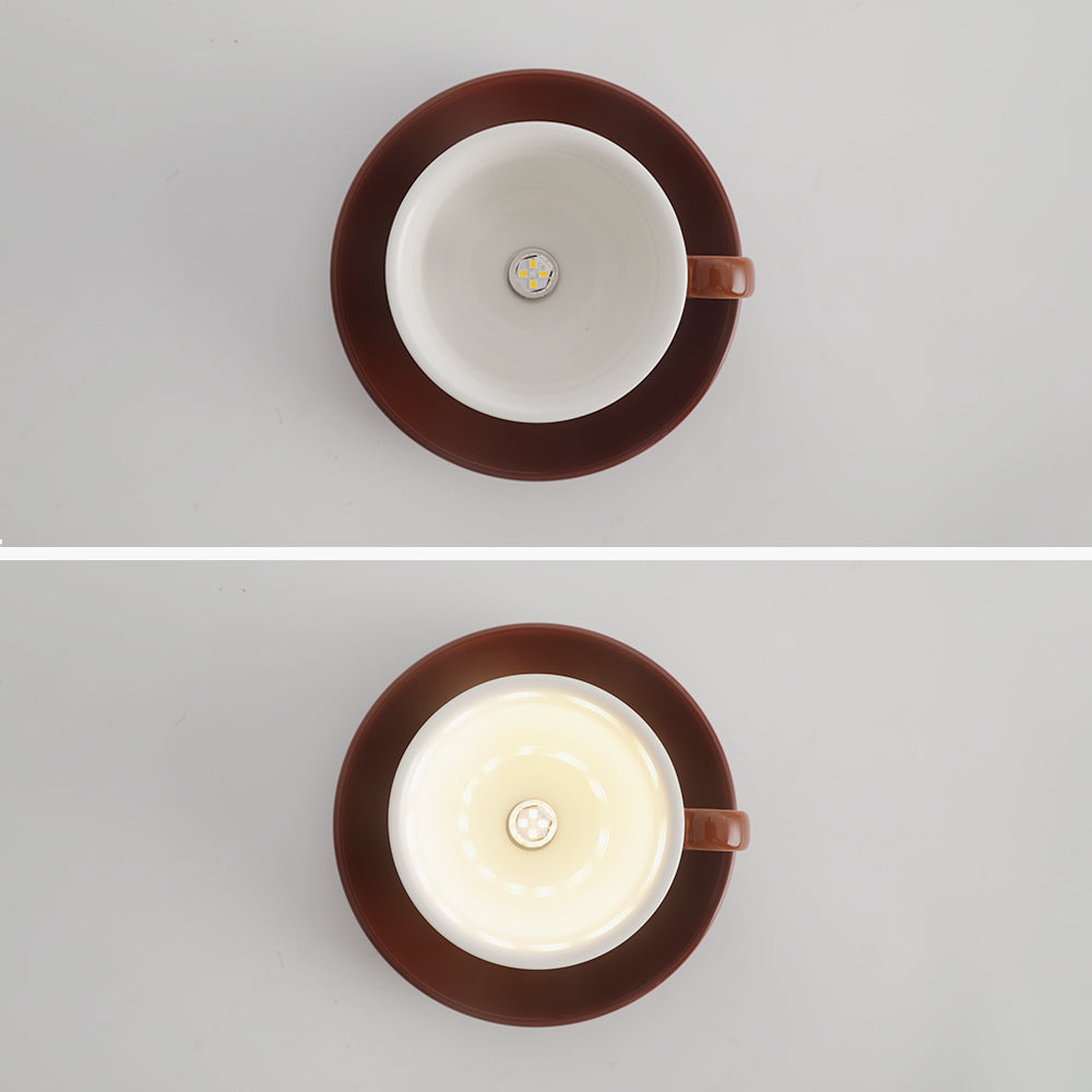 Aria Modern Coffee Cups Ceramic Flush Ceiling Lighting - product image 15