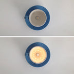 Aria Modern Coffee Cups Ceramic Flush Ceiling Lighting - product image 8