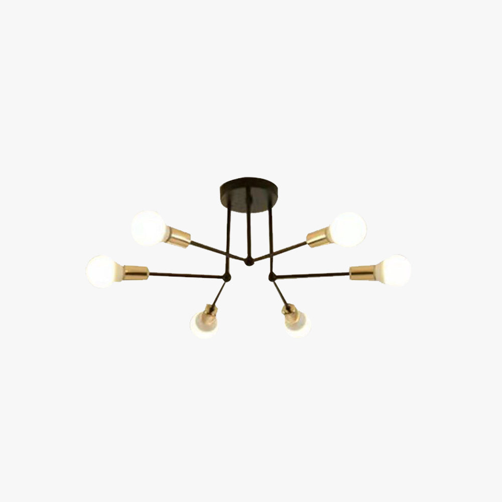 Valentina  Flush Mount Ceiling Light Linear Industrial