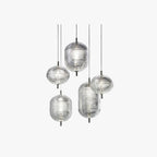 Valentina Designer Art Modern Pendant Light, Black/Gold