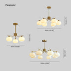 Valentina Pendant Light Semi-Circular Modern, Metal/Glass, Gold/Nickel, Dining Room