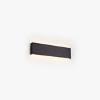 Arisha Minimalist Rectangular Wall Lamp,Black/White/Gold
