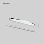 Arisha Minimalist Oval Vanity Wall Lamp, Chrome, Bedroom/Bathroom