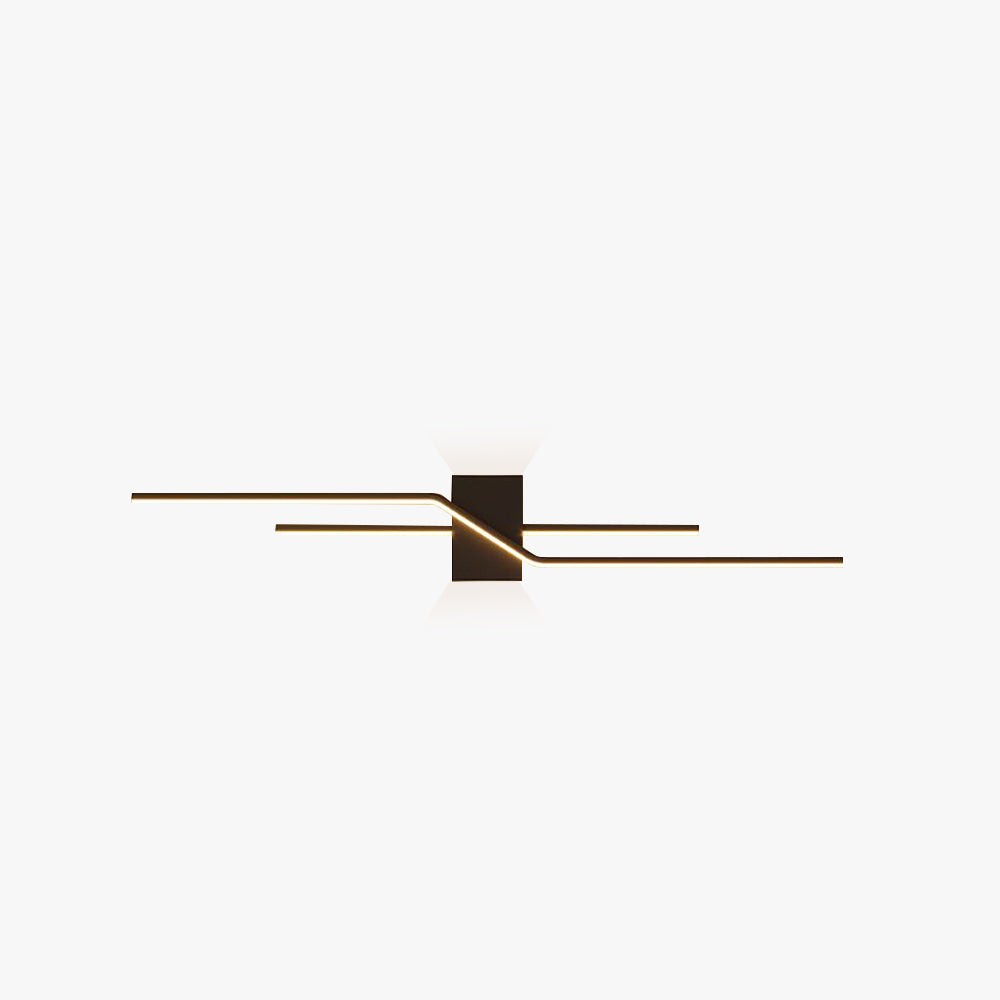 Arisha Minimalist Linear Metal Vanity Wall Light