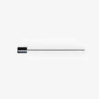 Arisha Minimalist Linear Metal Vanity Wall Light, Black, Bathroom
