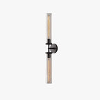 Arisha Modern Cylindrical Metal Led Wall Lamp, Black/Copper