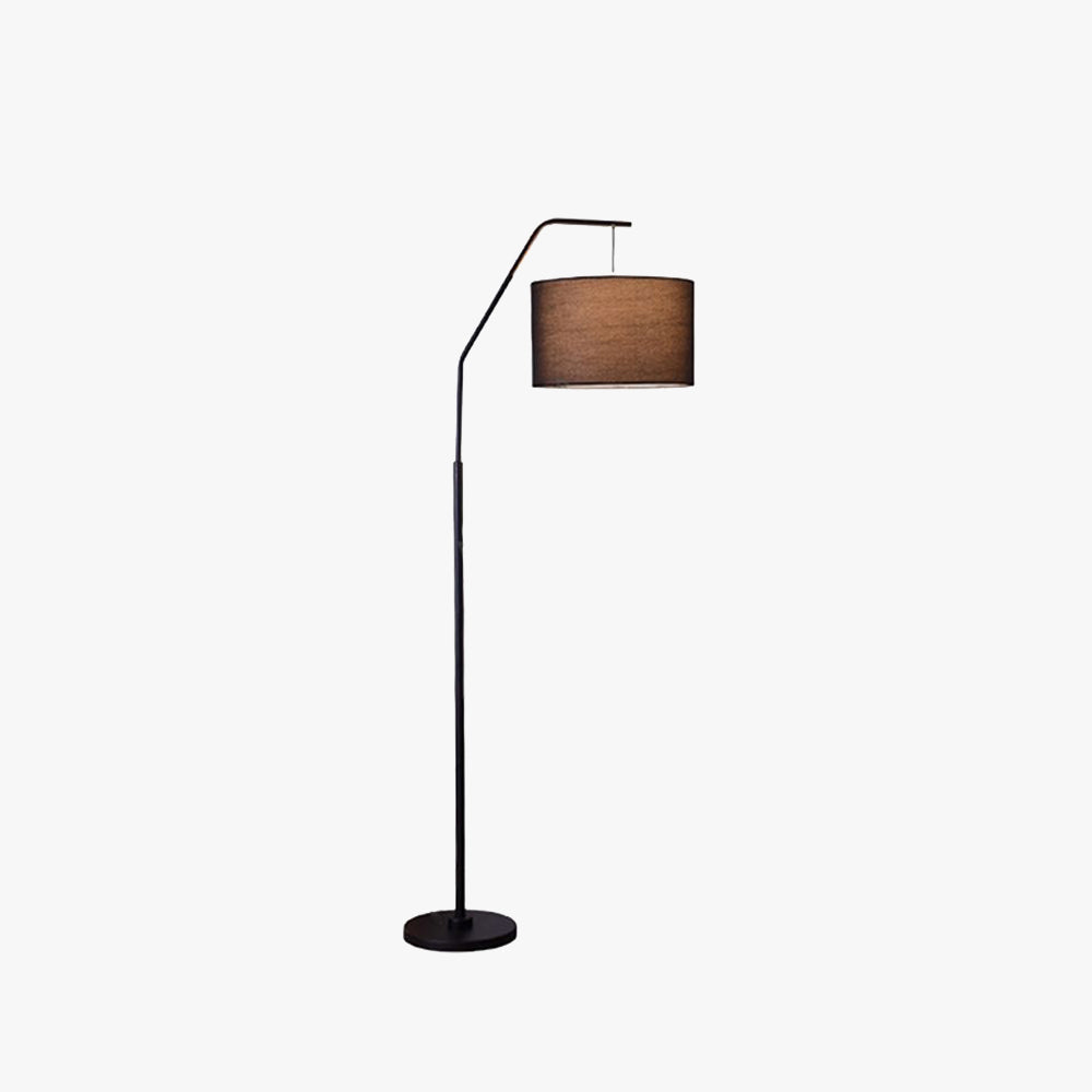 Eryn Cylinder Shape Floor Lamp, Over Arching Floor Lamp, Unique