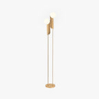 Salgado Minimalist Gold Floor Lamp, Metal, Living room