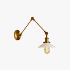 Silva Wall Lamp Retro Saucer Lampshade Metal Adjustable 2 Color, Bedroom