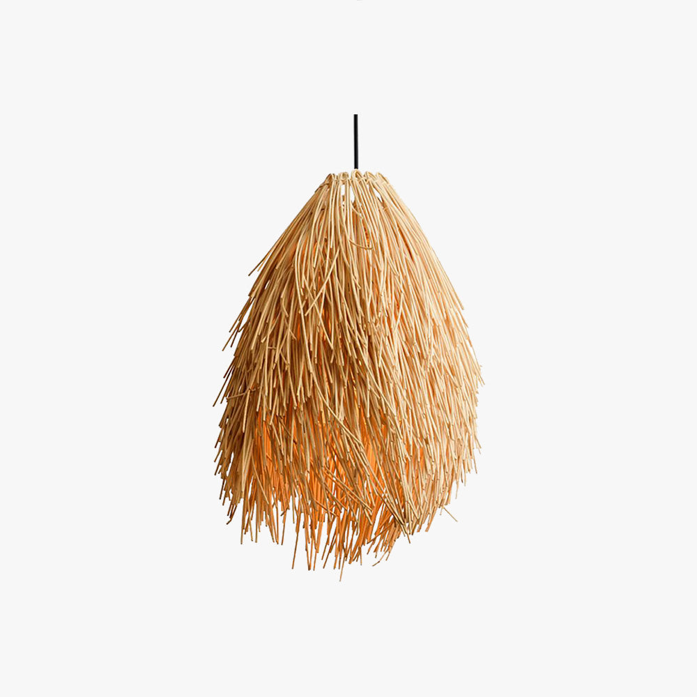 Muto Designer Handmade Weave Pendant Light, Rattan