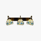 Arisha Vintage Flower Shaped Metal/Glass bedroom wall lamp