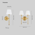 Tiffany Vanity Wall Lamp, 1/2 Light