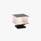 Ray Contemporary LED Rectangular Metal Outdoor Lamp, Black