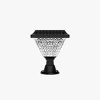Ray Modern Geometry Outdoor Floor Lamp, Black