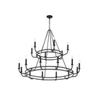 Xenuvyh Modern Minimalist Vintage Industrial Metal Chandelier