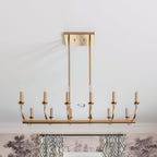 Xenuvyh Modern Minimalist Vintage Industrial Metal Chandelier