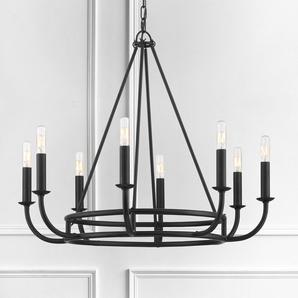 Xenuvyh Modern Minimalist Vintage Industrial Metal Chandelier
