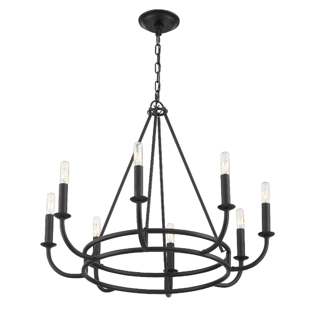 Xenuvyh Modern Minimalist Vintage Industrial Metal Chandelier
