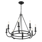 Xenuvyh Modern Minimalist Vintage Industrial Metal Chandelier