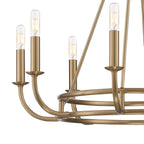 Xenuvyh Modern Minimalist Vintage Industrial Metal Chandelier