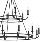 Xenuvyh Modern Minimalist Vintage Industrial Metal Chandelier