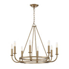 Xenuvyh Modern Minimalist Vintage Industrial Metal Chandelier