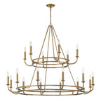 Xenuvyh Modern Minimalist Vintage Industrial Metal Chandelier