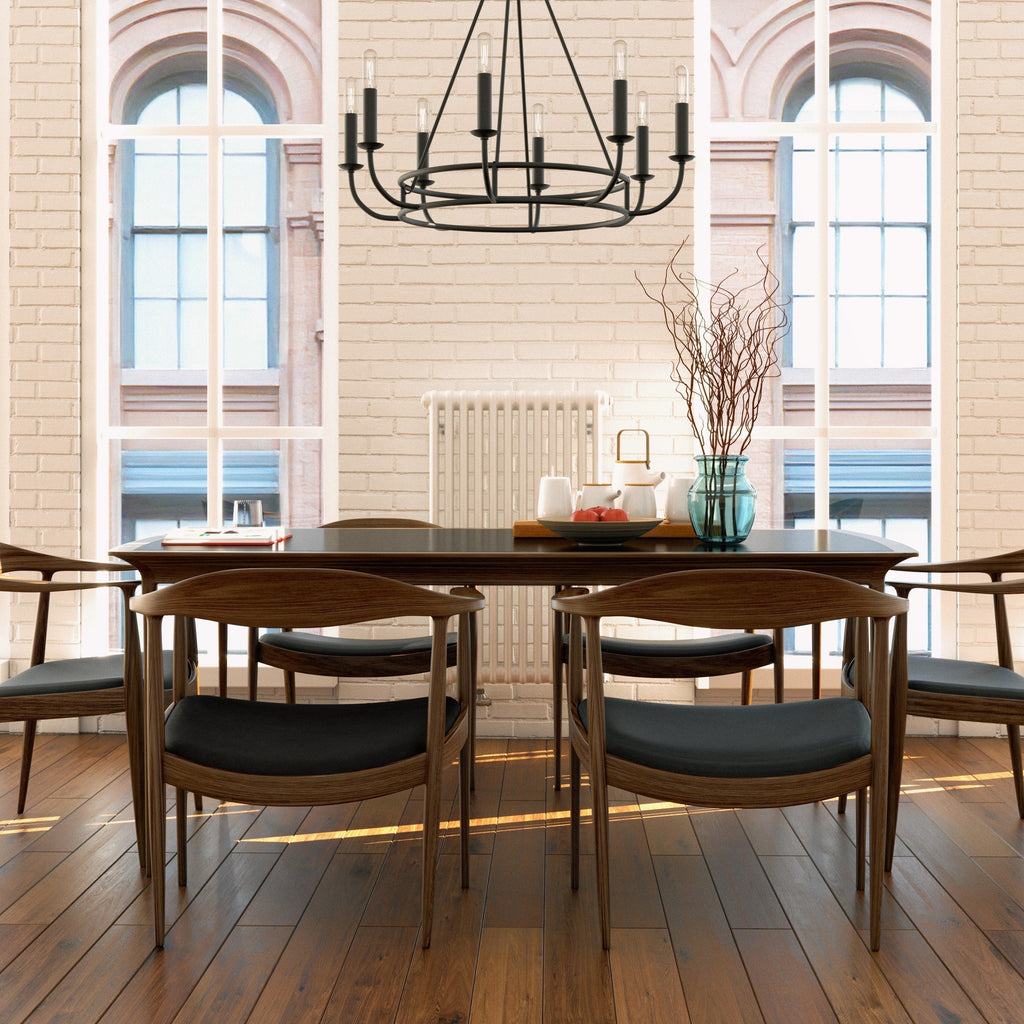 Xenuvyh Modern Minimalist Vintage Industrial Metal Chandelier