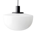 Pendant Lamp Glass Dome Metal Mount Minimalist Relax