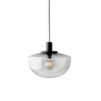 Pendant Lamp Glass Dome Metal Mount Minimalist Relax