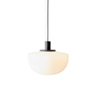 Pendant Lamp Glass Dome Metal Mount Minimalist Relax