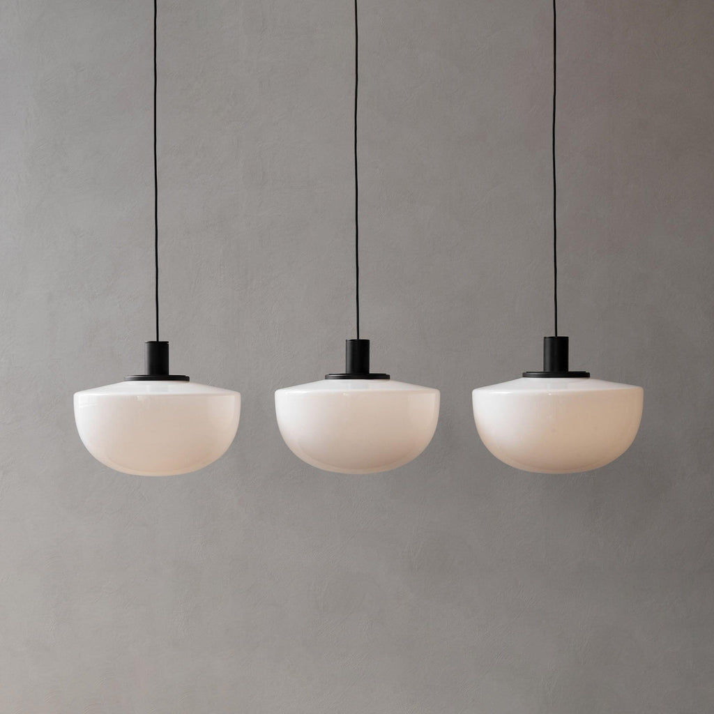 Pendant Lamp Glass Dome Metal Mount Minimalist Relax