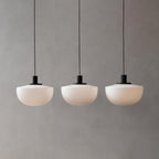 Pendant Lamp Glass Dome Metal Mount Minimalist Relax
