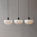 Pendant Lamp Glass Dome Metal Mount Minimalist Relax