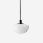 Pendant Lamp Glass Dome Metal Mount Minimalist Relax