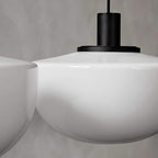 Pendant Lamp Glass Dome Metal Mount Minimalist Relax