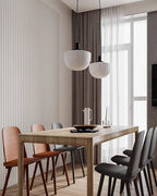 Pendant Lamp Glass Dome Metal Mount Minimalist Relax