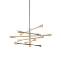 Sifuvyu Modern Minimalist Brass Metal Chandelier