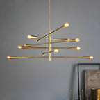 Sifuvyu Modern Minimalist Brass Metal Chandelier