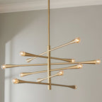 Sifuvyu Modern Minimalist Brass Metal Chandelier