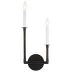 Alvuvyh Modern Minimalist Black Metal Wall Lamp