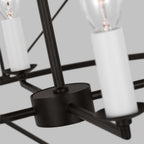 Waegnuvyu Modern Minimalist Vintage Industrial Metal Lantern Chandelier