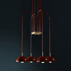 Blikuvyh Vintage Industrial Atelier Brass Metal Chandelier