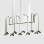 Blikuvyh Vintage Industrial Atelier Brass Metal Chandelier